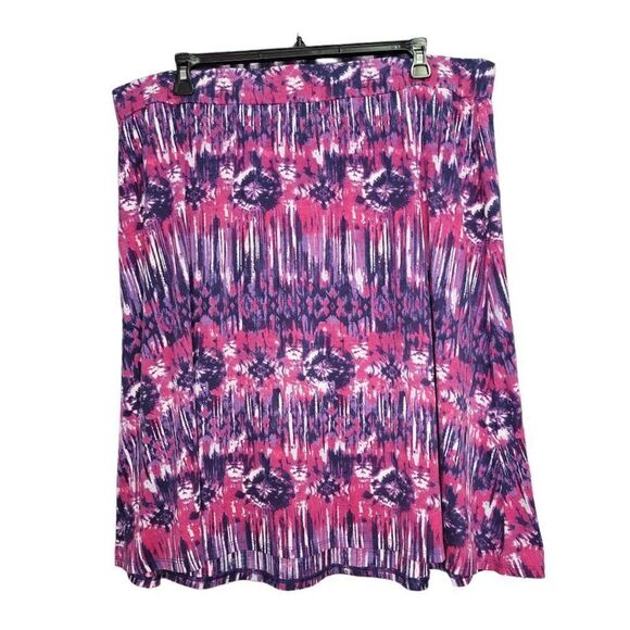 Faded Glory Tie Dye Skirt (Size 3X) - Picture 2 of 3